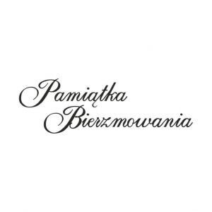 Stempel gumowy Crafty Moly Pamiątka Bierzmowania